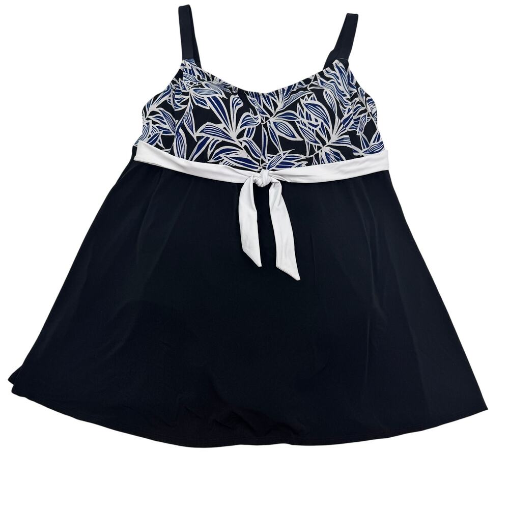 St. John's Bay Pool Beach Vacation Swim Dress With Tie Women's Size 18W